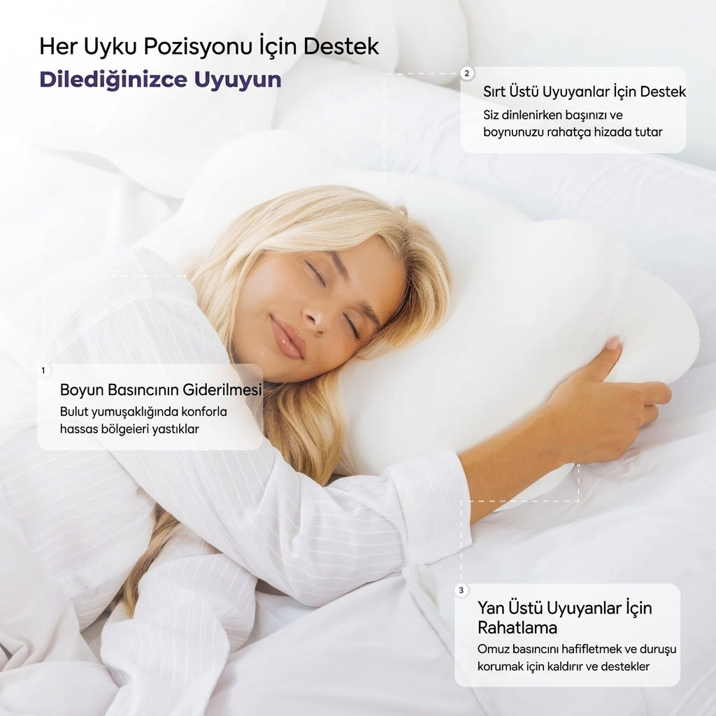 Myso™ Bulut Hizalayıcı Yastık